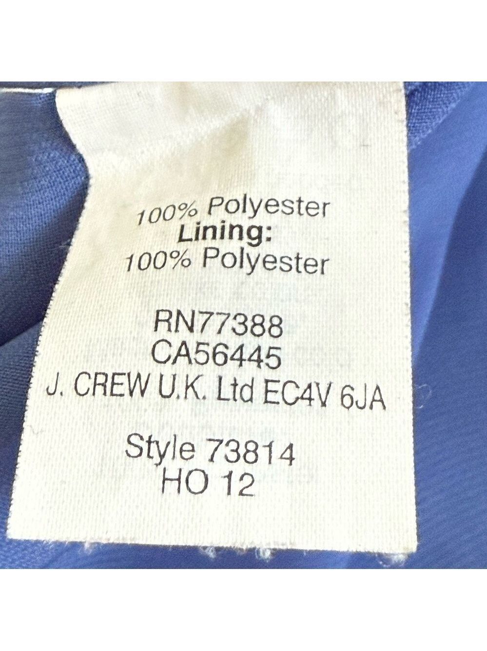 J. Crew Ruffle Trim Popover Top Size 0 - Picture 5 of 6